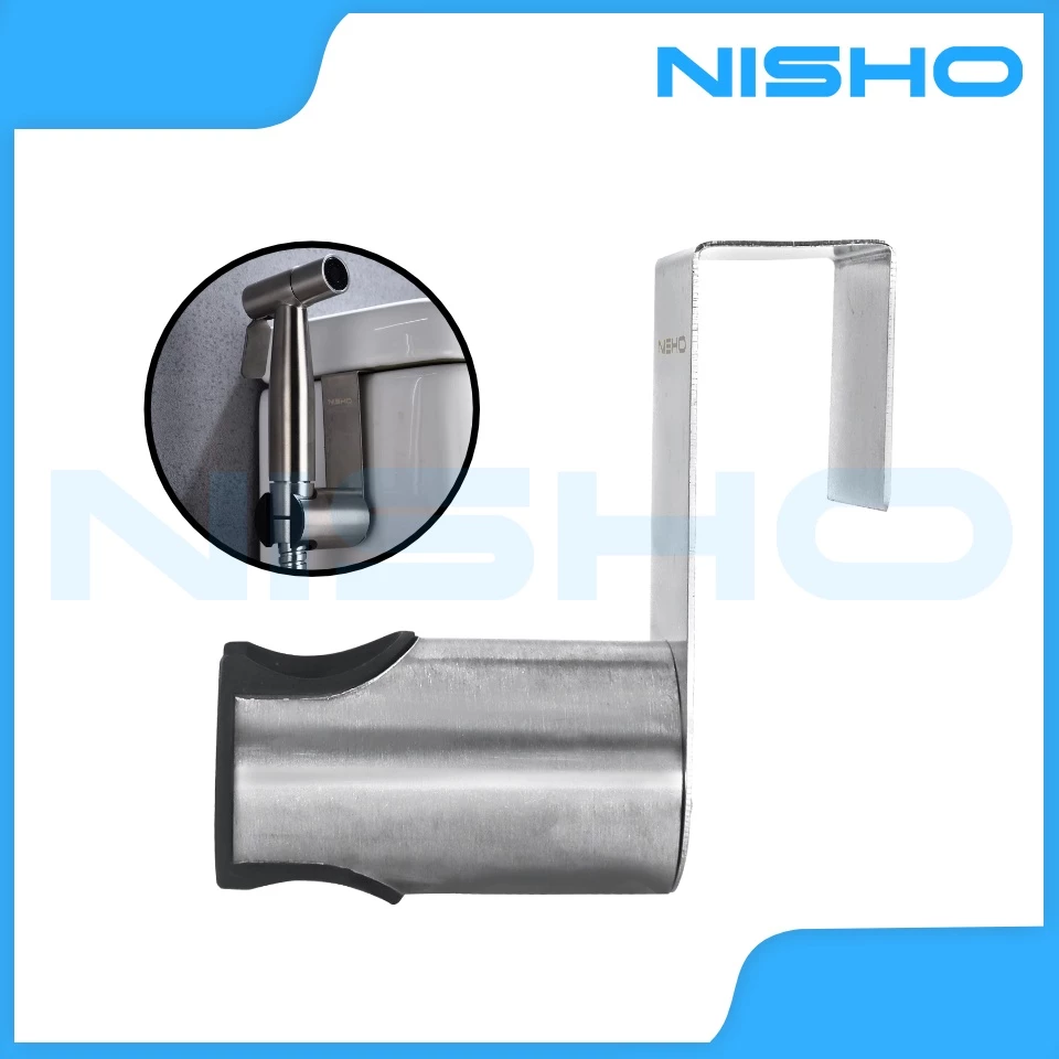 nisho kuro series sus 304 stainless handheld bidet spray with angle valve complete set nisho kuro series sus 304 stainless handheld bidet spray with angle valve complete set