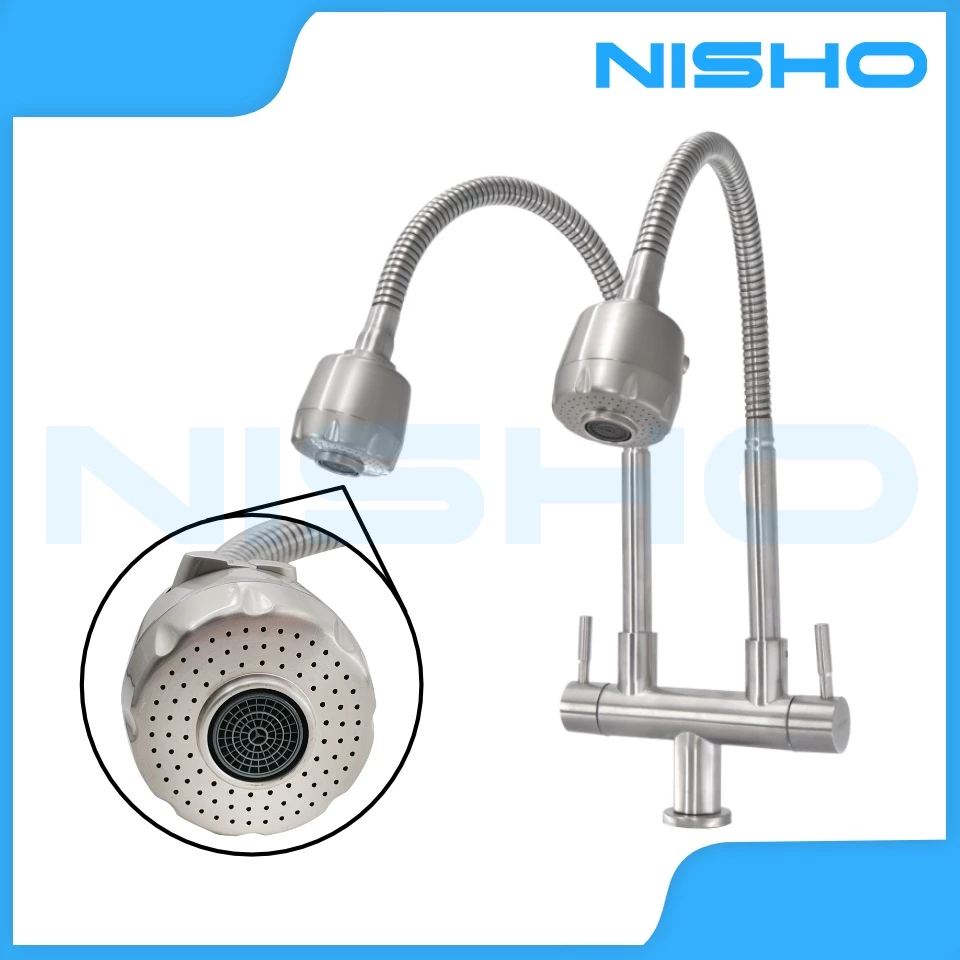 nisho shiro sus304 stainless gooseneck kitchen sink faucet arc type bar sink gripo vertical tap nisho shiro sus304 stainless gooseneck kitchen sink faucet arc type bar sink gripo vertical tap