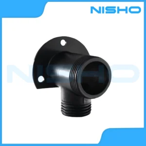 nisho kuro brass shower faucet extension external inlet wall mount for shower wall mount connector