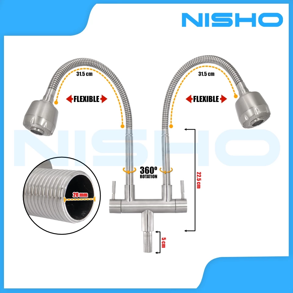 nisho shiro sus304 stainless gooseneck kitchen sink faucet arc type bar sink gripo vertical tap nisho shiro sus304 stainless gooseneck kitchen sink faucet arc type bar sink gripo vertical tap