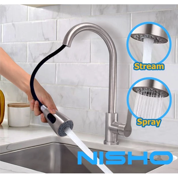 nisho shiro sus304 stainless flexible gooseneck wall type faucet arc type sink gripo horizontal tap nisho shiro sus304 stainless flexible gooseneck wall type faucet arc type sink gripo horizontal tap