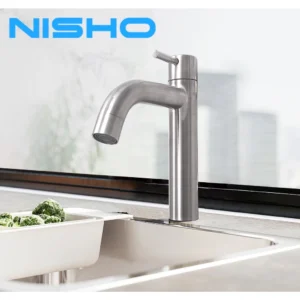 nisho shiro series sus304 stainless sink basin faucet bathroom kitchen bar lavatory faucet