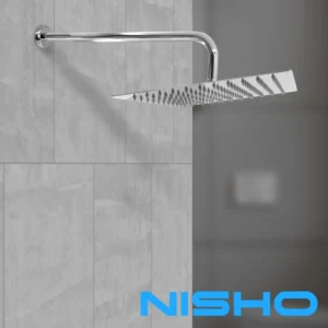 nisho showa stainless sus 304 10 inches square rain shower with 50cm arm set heavy duty shower