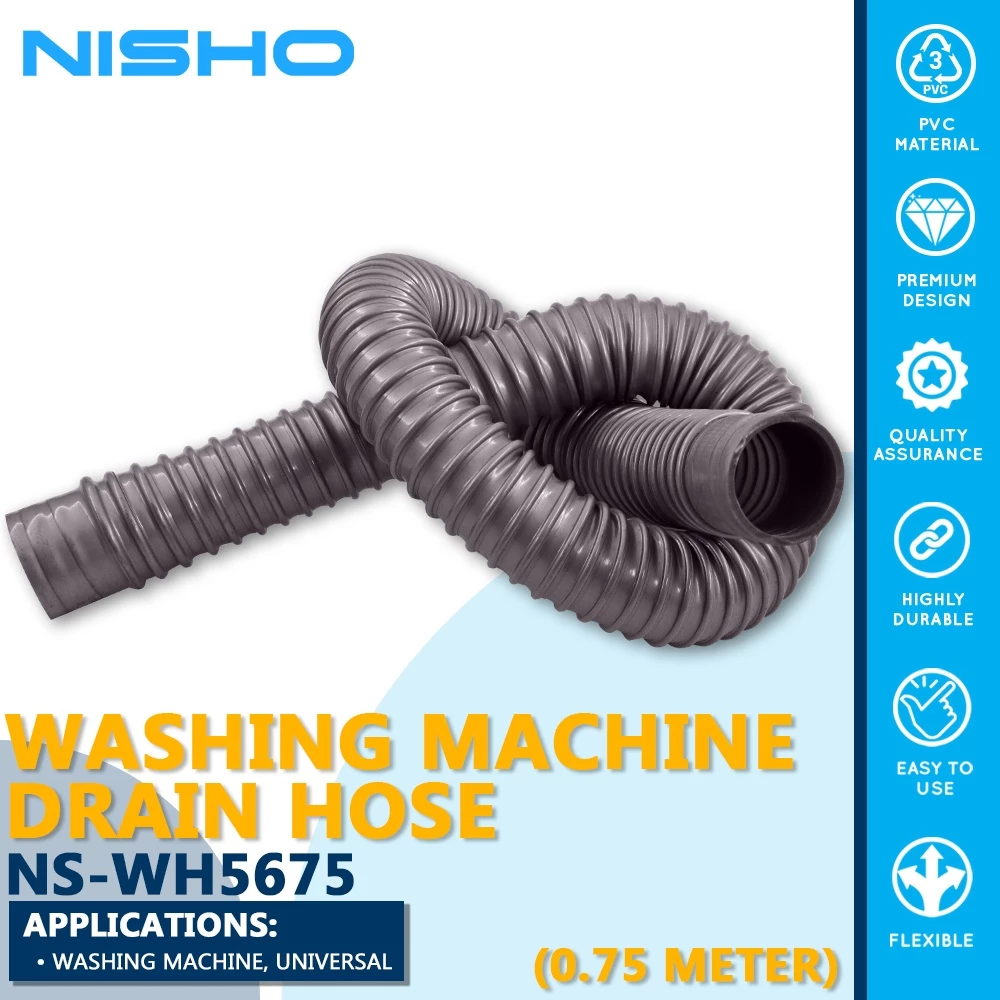 nisho shusui universal drain hose 0.75 meters flexible draining extension hose nisho shusui universal drain hose 0.75 meters flexible draining extension hose