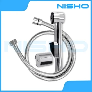 nisho sagami abs handheld bidet spray set long handle with 1 meter hose bathroom sprayer