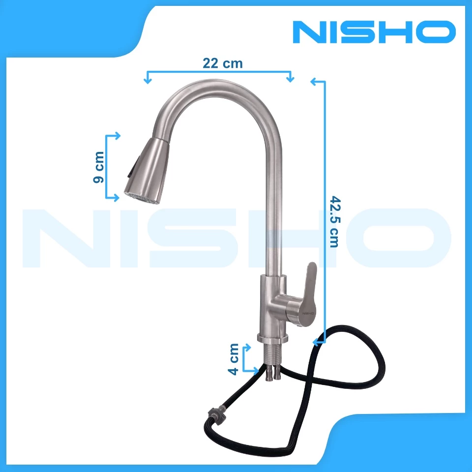 nisho shiro sus304 stainless flexible gooseneck wall type faucet arc type sink gripo horizontal tap nisho shiro sus304 stainless flexible gooseneck wall type faucet arc type sink gripo horizontal tap