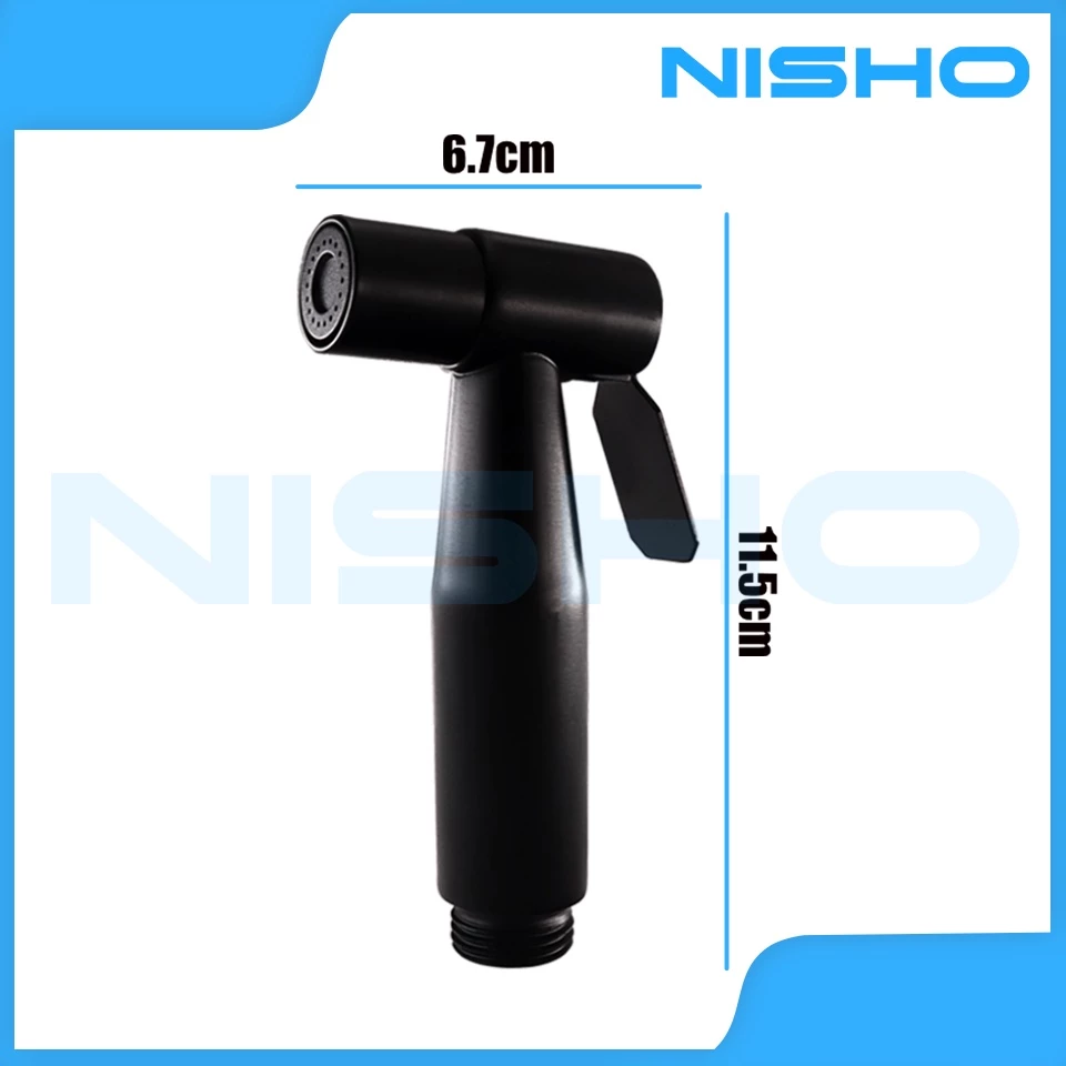 nisho kuro series sus 304 stainless handheld bidet spray hook type black complete set toilet sprayer nisho kuro series sus 304 stainless handheld bidet spray hook type black complete set toilet sprayer