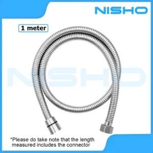 nisho shiro stainless sus 304 bidet flexible hose 1 meter