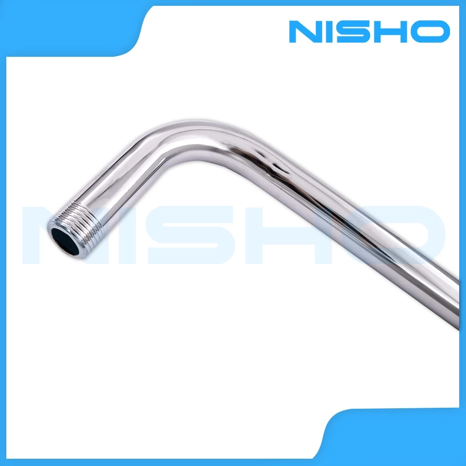 nisho 60cm ( whole pipe length ) 50cm + 10cm rain shower stainless arm only shower extension nisho 60cm ( whole pipe length ) 50cm + 10cm rain shower stainless arm only shower extension
