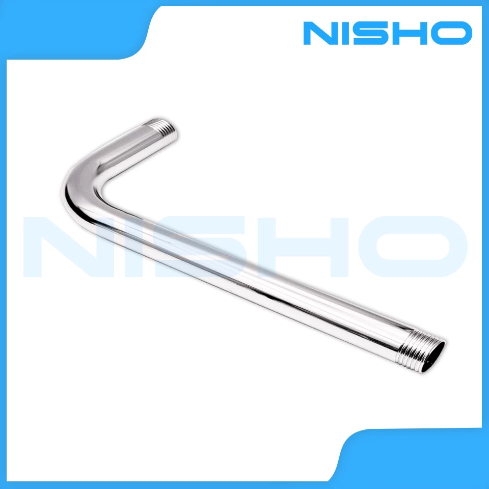 nisho 60cm ( whole pipe length ) 50cm + 10cm rain shower stainless arm only shower extension nisho 60cm ( whole pipe length ) 50cm + 10cm rain shower stainless arm only shower extension