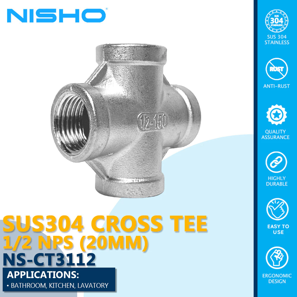 nisho sus304 stainless corner elbow 3 way pipe fitting plumbing accessories 1/2 nps 20mm ns ce3112 nisho sus304 stainless corner elbow 3 way pipe fitting plumbing accessories 1/2 nps 20mm ns ce3112