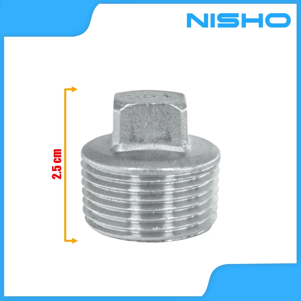 nisho sus304 stainless plug connector adapter pipe fittings plumbing accessories nisho sus304 stainless plug connector adapter pipe fittings plumbing accessories