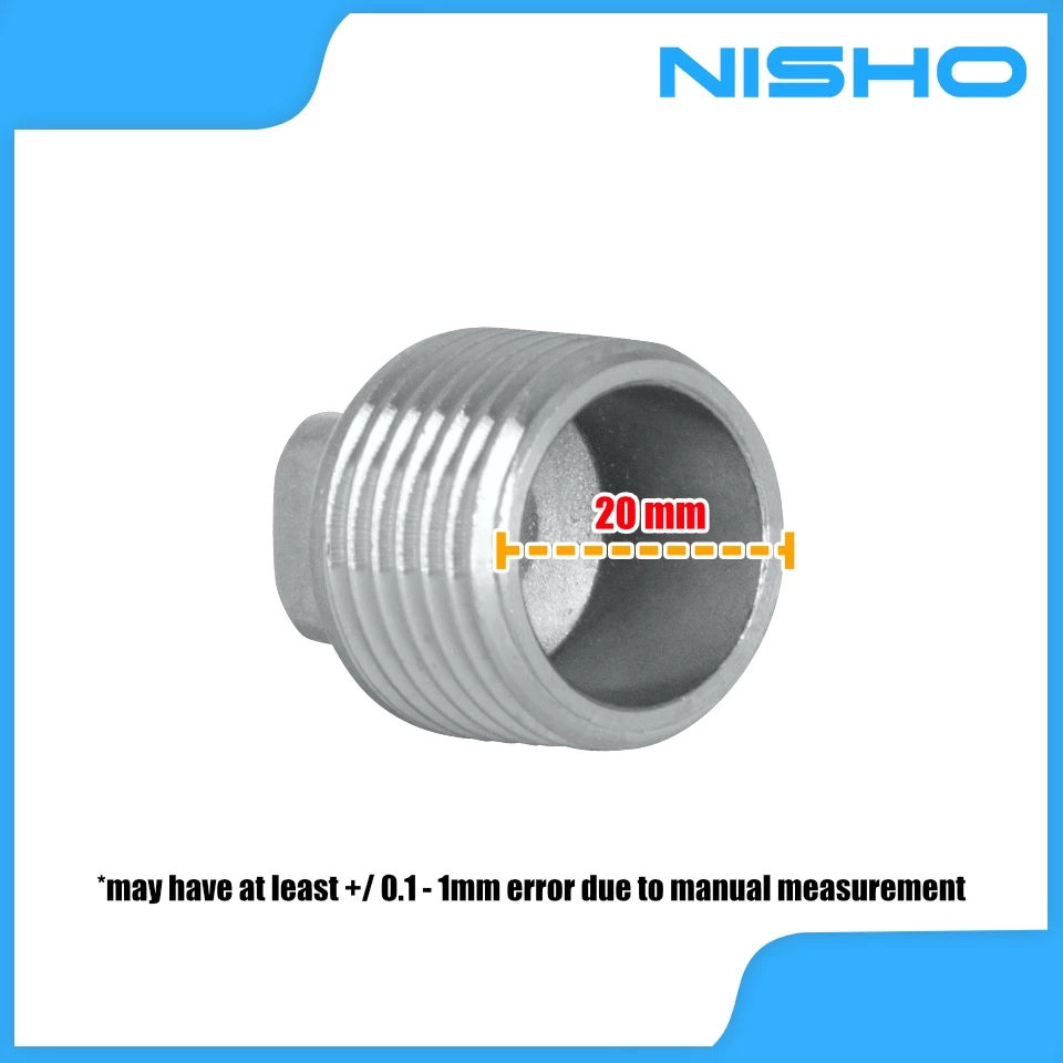 nisho sus304 stainless plug connector adapter pipe fittings plumbing accessories nisho sus304 stainless plug connector adapter pipe fittings plumbing accessories