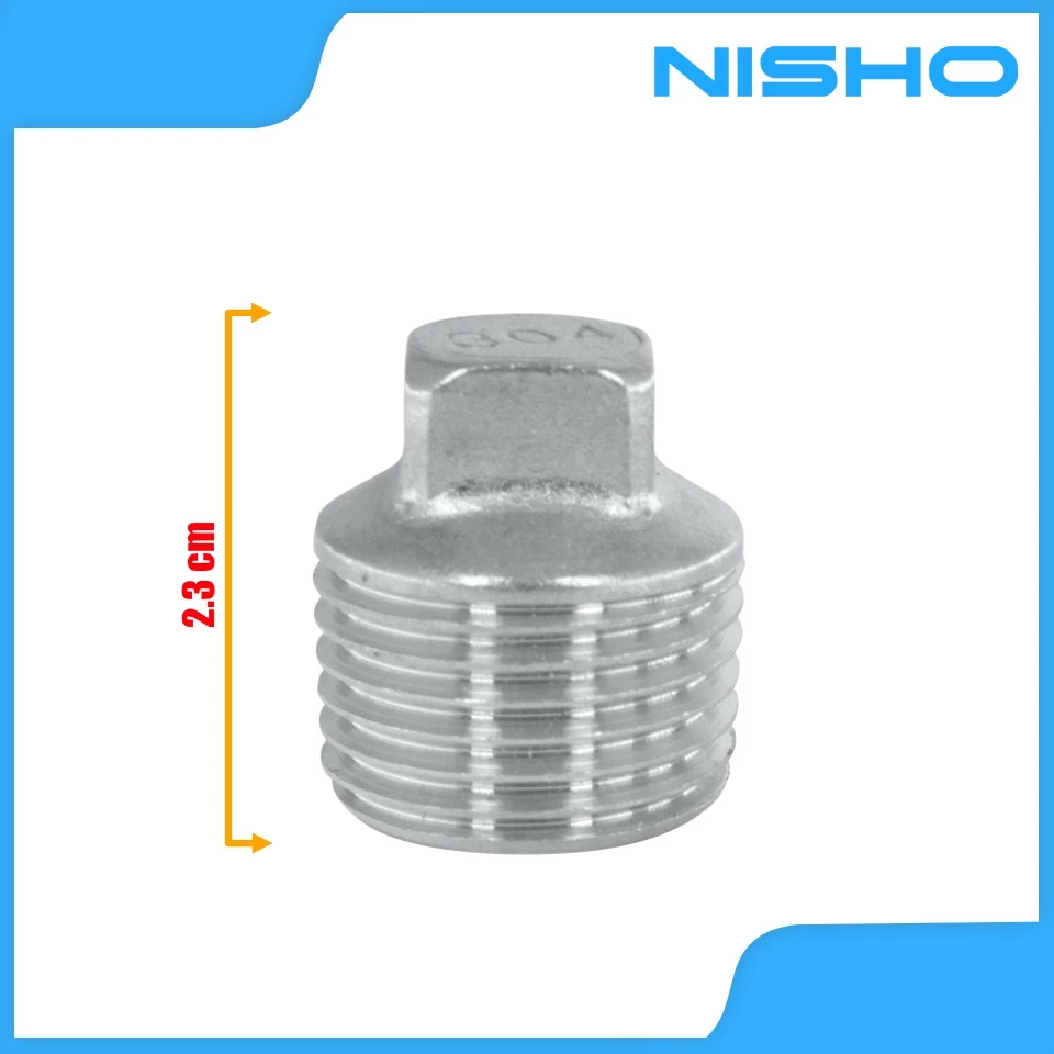 nisho sus304 stainless plug connector adapter pipe fittings plumbing accessories nisho sus304 stainless plug connector adapter pipe fittings plumbing accessories